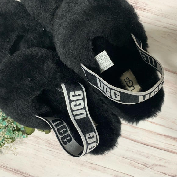 Womens UGG Oh Yeah Slide Sandal - Black - Picture 10 of 13